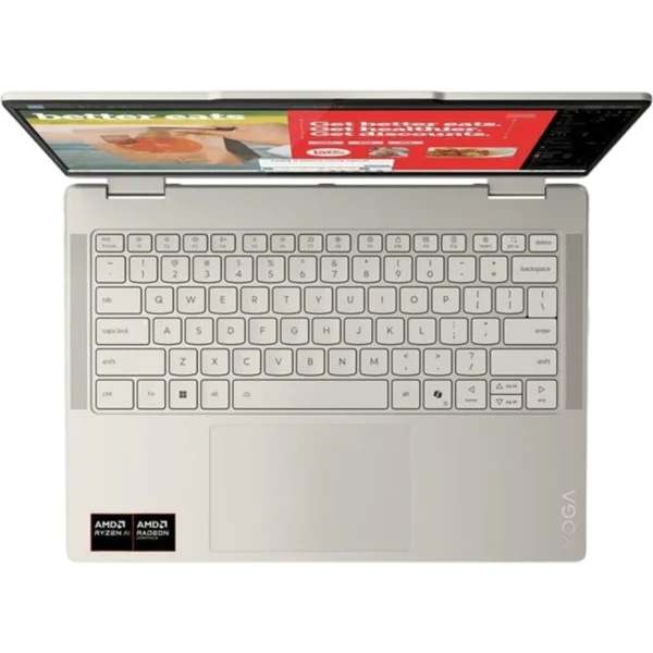 LENOVO Laptop Yoga 7 2in1 14AKP10 14" 2.8K OLED Touch [R7 AI 350 | 32GB | 1TB SSD M.2 | AMD Radeon Graphics | Win 11 Home | 3Y] / 83JR001QGM - Image 2