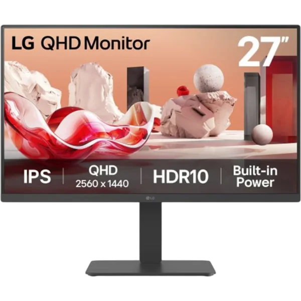 LG Monitor 27" [IPS | 2K | 75Hz | 5ms | 3Y] / 27BA45QB-B