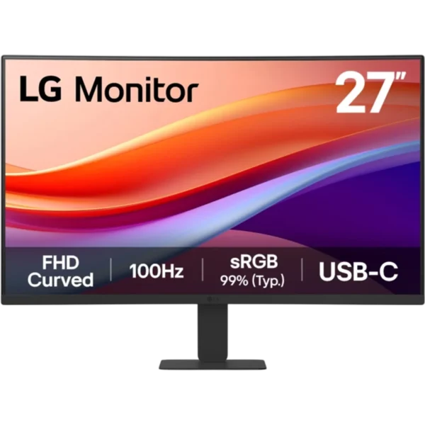 LG Monitor 27" Curved [VA | FHD | 100Hz | 5ms | 3Y] / 27U421A-B.AEUQ