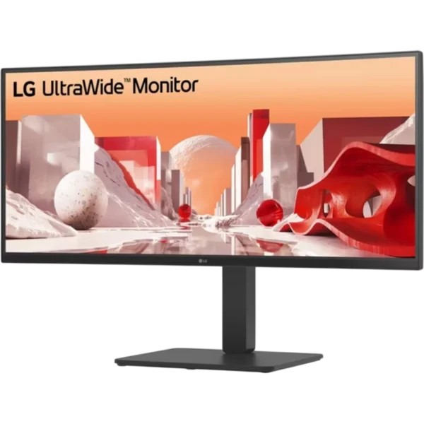 LG Monitor UltraWide 34" Curved [IPS | WQHD | 60Hz | 5ms | 2Y] / 34BA75QE-B.AEU - Image 2