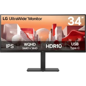 LG Monitor UltraWide 34" Curved [IPS | WQHD | 60Hz | 5ms | 2Y] / 34BA75QE-B.AEU