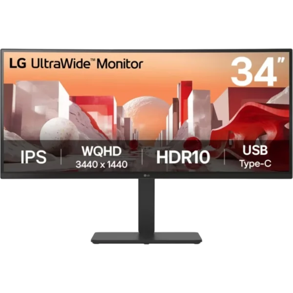 LG Monitor UltraWide 34" Curved [IPS | WQHD | 60Hz | 5ms | 2Y] / 34BA75QE-B.AEU
