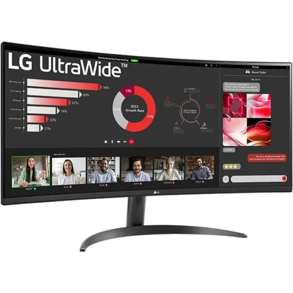 LG Monitor 34" Curved [VA | WQHD | 100Hz | 5ms | 3Y] / 34WR50QK-B.AEU - Image 3