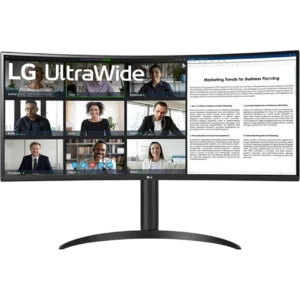 LG Monitor 34" UltraWide Curved [VA | WQHD | 100Hz | 5ms | 3Y] / 34WR55QK-B.AEU