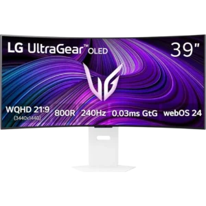 LG Monitor 39" Curved [OLED | WQHD | 240Hz | 0.03ms | 3Y] / 39GX90SA-W.AEU