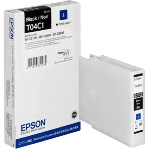 EPSON Ink Cartridge WF-C81xx / WF-C86xx L Black 2.9K | C13T04C140 - Image 2