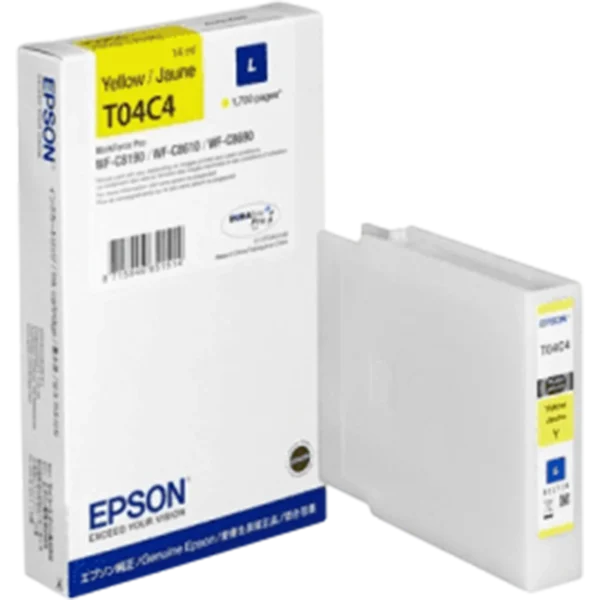 EPSON Ink Cartridge WF-C81xx / WF-C86xx L Yellow 1.7K | C13T04C440 - Image 3