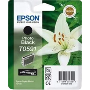 EPSON Ink Cartridge Singlepack Photo Black T0591 UltraChrome K3 | C13T05914010