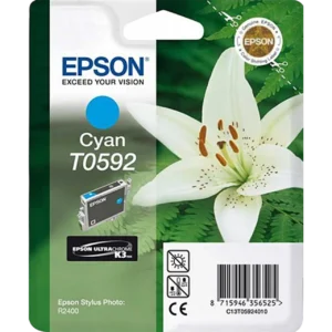 EPSON Ink Cartridge Singlepack Cyan T0592 UltraChrome K3 | C13T05924020