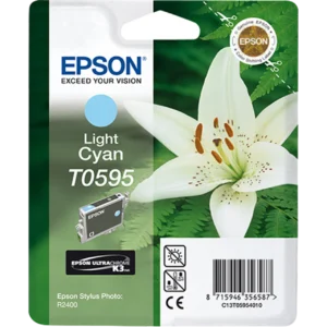 EPSON Ink Cartridge Singlepack Light Cyan T0595 UltraChrome K3 | C13T05954020