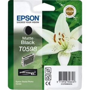 EPSON Ink Cartridge Singlepack Matte Black T0598 UltraChrome K3 | C13T05984010