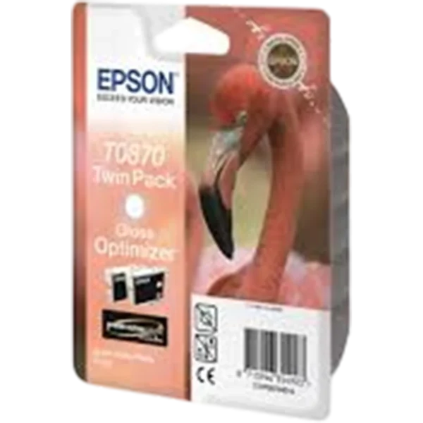 EPSON Ink Cartridge Twinpack Gloss Optimizer T0870 Ultra Gloss High-Gloss | C13T08704020 - Image 2