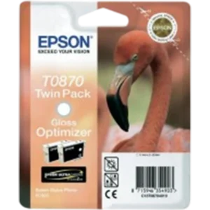 EPSON Ink Cartridge Twinpack Gloss Optimizer T0870 Ultra Gloss High-Gloss | C13T08704020
