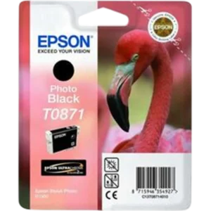EPSON Ink Cartridge Singlepack Photo Black T0871 Ultra Gloss High-Gloss | C13T08714020