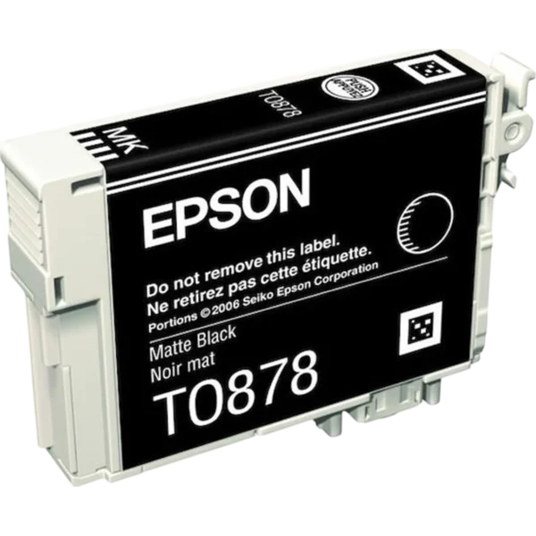 EPSON Ink Cartridge Singlepack Matte Black T0878 Ultra Gloss High-Gloss | C13T08784020 - Image 2