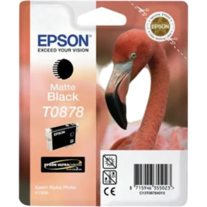 EPSON Ink Cartridge Singlepack Matte Black T0878 Ultra Gloss High-Gloss | C13T08784020