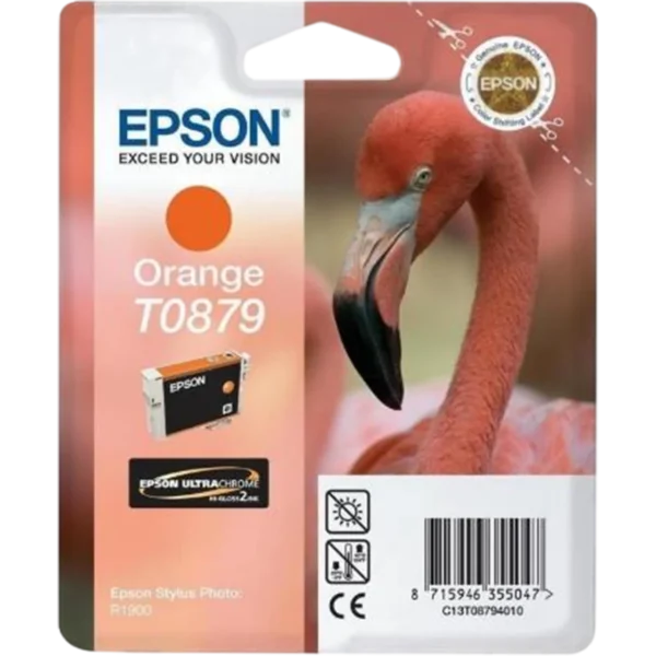 EPSON Ink Cartridge Singlepack Orange T0879 Ultra Gloss High-Gloss | C13T08794010