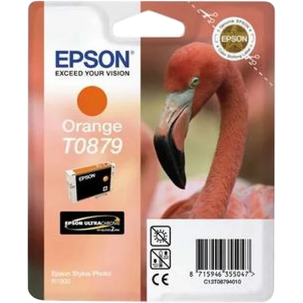 EPSON Ink Cartridge Singlepack Orange T0879 Ultra Gloss High-Gloss | C13T08794020