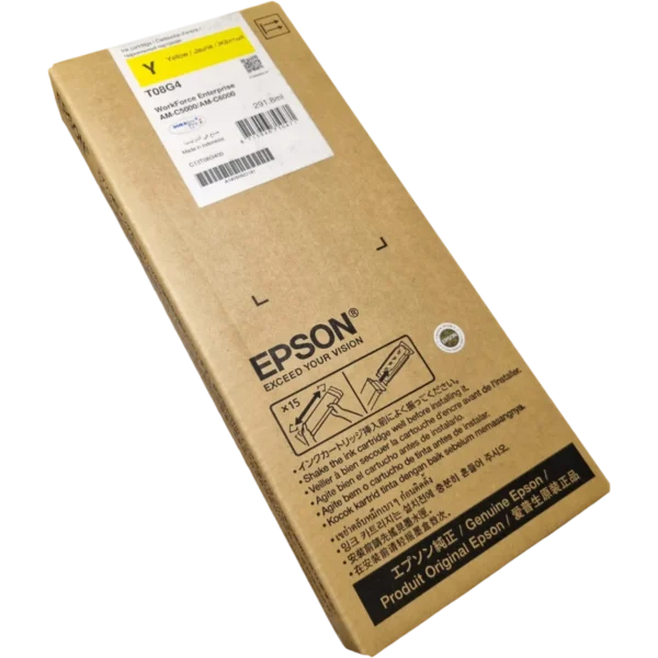 EPSON Ink Cartridge WorkForce Enterprise AM-C5000/6000 Yellow Ink [30.000 Pages] | C13T08G400 - Image 2