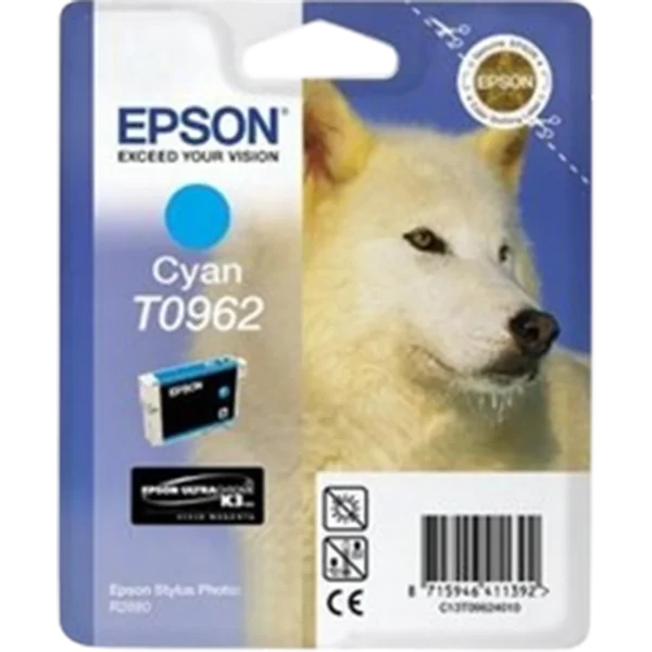 EPSON Ink Cartridge Singlepack Cyan T096240 | C13T09624020