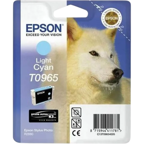 EPSON Ink Cartridge Singlepack Light Cyan T0965 | C13T09654010
