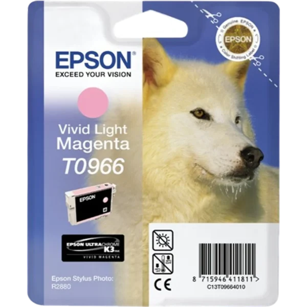 EPSON Ink Cartridge Singlepack Vivid Light Magenta T0966 | C13T09664010