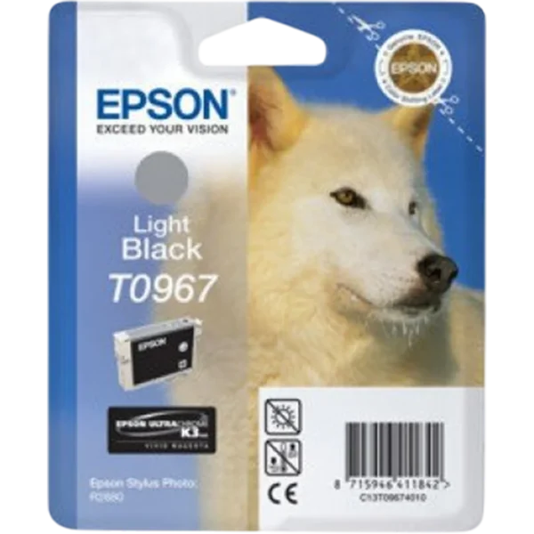 EPSON Ink Cartridge Singlepack Light Black T0967 | C13T09674010