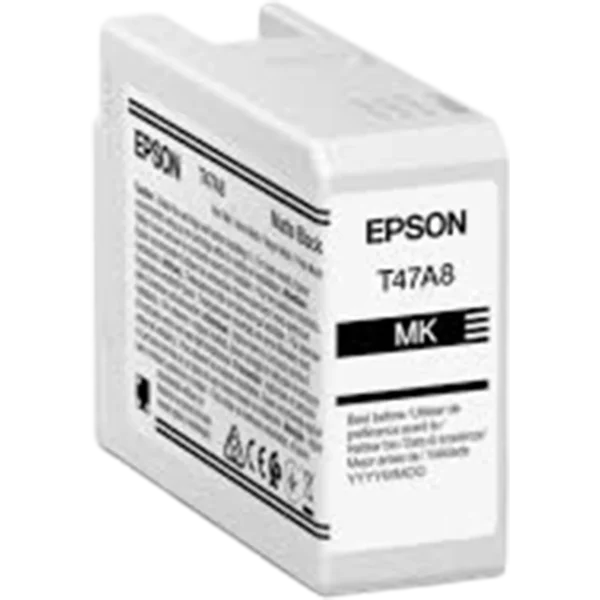 EPSON Ink Cartridge Singlepack Matte Black T47A8 UltraChrome Pro10 50ml | C13T47A80N
