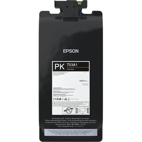 EPSON Ink Cartridge Ink Photo Black 1.6L RIPS 6 Col T7700DL | C13T53A100