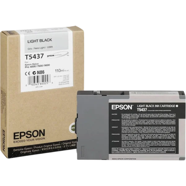 EPSON Ink Cartridge Singlepack Light Black T543700 | C13T543700 - Image 2