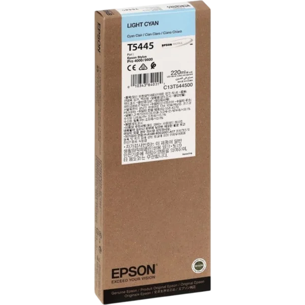 EPSON Ink Cartridge Singlepack Light Cyan T544500 220ml | C13T544500 - Image 3