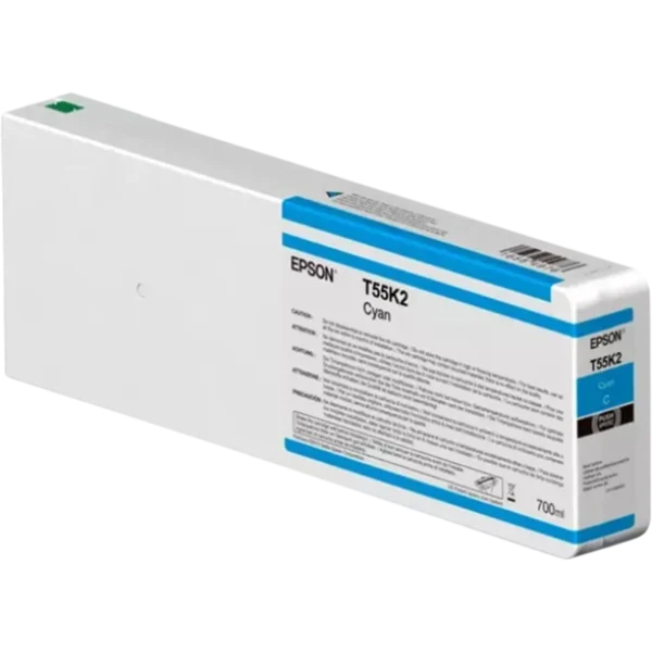 EPSON Ink Cartridge Singlepack Cyan T55K200 UltraChrome HDX/HD 700ml | C13T55K200