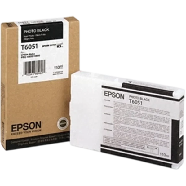 EPSON Ink Cartridge Singlepack Photo Black T605100 | C13T605100 - Image 3