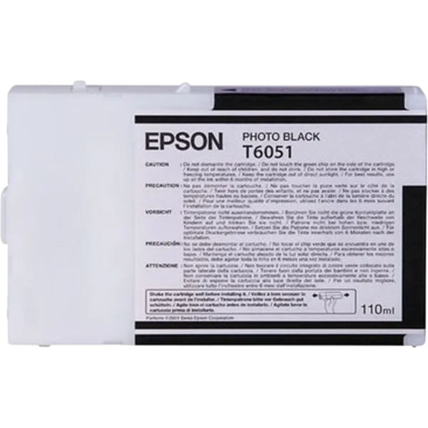 EPSON Ink Cartridge Singlepack Photo Black T605100 | C13T605100