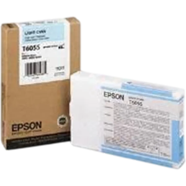 EPSON Ink Cartridge Singlepack Light Cyan T605500 | C13T605500 - Image 2