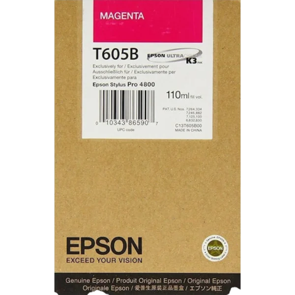 EPSON Ink Cartridge Singlepack Magenta T605B00 | C13T605B00 - Image 2