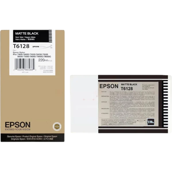 EPSON Ink Cartridge Singlepack Matte Black T61280N 220ml | C13T61280N - Image 3