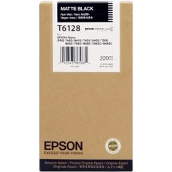 EPSON Ink Cartridge Singlepack Matte Black T61280N 220ml | C13T61280N