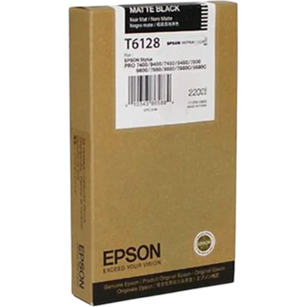 EPSON Ink Cartridge Singlepack Matte Black T61280N 220ml | C13T61280N - Image 2