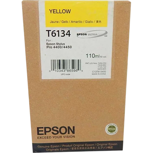 EPSON Ink Cartridge Singlepack Yellow T613400 | C13T613400 - Image 2