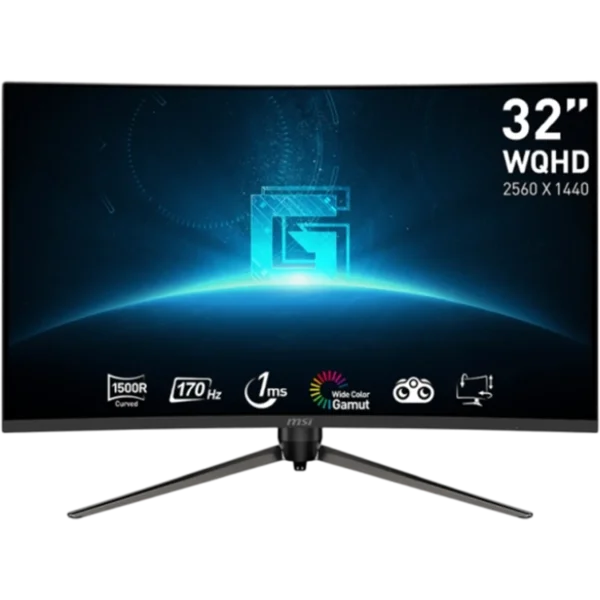 MSI Monitor 32" Curved [VA | 2K | 170Hz | 1ms | 2Y] / G32CQ5P