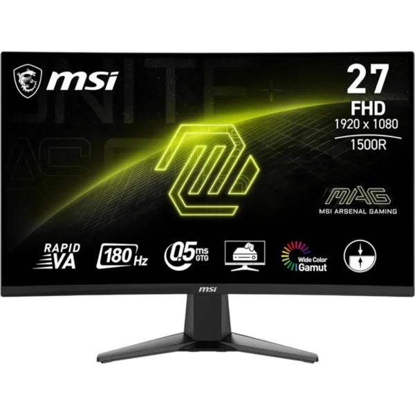 MSI Monitor 27" [VA | FHD | 180Hz | 0.5ms | 3Y] / MAG 27C6F
