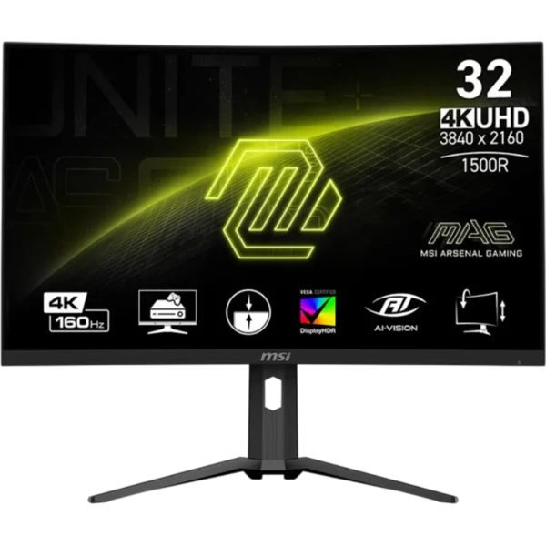 MSI Monitor 32" Curved [VA | 4K | 160Hz | 1ms | 2Y] / MAG 321CUP