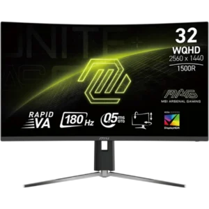 MSI Monitor 32" Curved [VA | 2K | 180Hz | 0.5ms | 2Y] / MAG 32CQ6PF