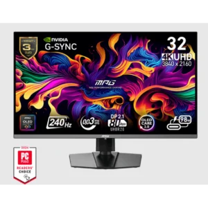 MSI Monitor 31.5" [OLED | 4K | 240Hz | 0.03ms | 2Y] / MPG 322URX QD-OLED