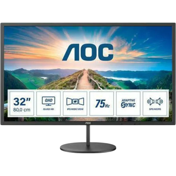 AOC Monitor 32" [IPS | 2K | 75Hz | 4ms | 3Y] / Q32V4