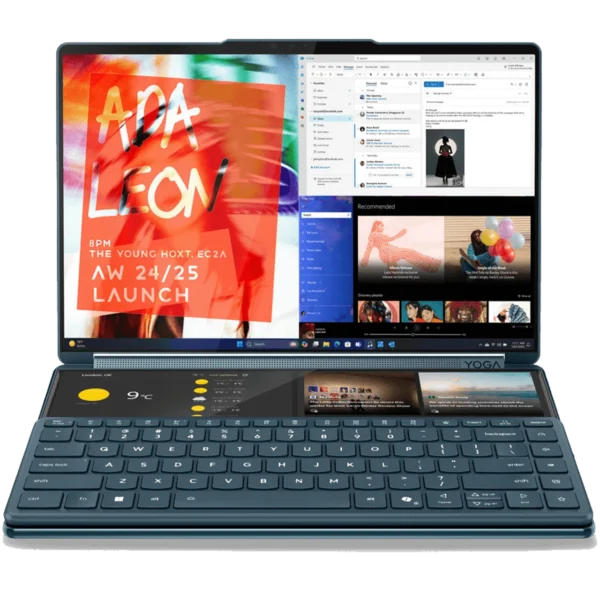 LENOVO Laptop Yoga Book 9 14IAH10 2x14" 2.8K Touch [U7-255U | 32GB | 1TB SSD M.2 | Win 11 Home | 3Y] / 83KJ0013GM