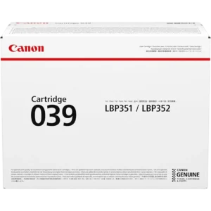 Τόνερ CANON 039 Black - 11.000 Σελίδες | 0287C001