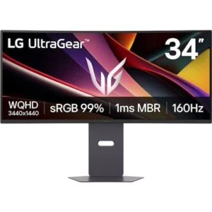 LG Monitor UltraGear 34G600A-B 34" Curved [VA | WQHD | 165Hz | 1ms | 3Y] / 34G600A-B.AEU