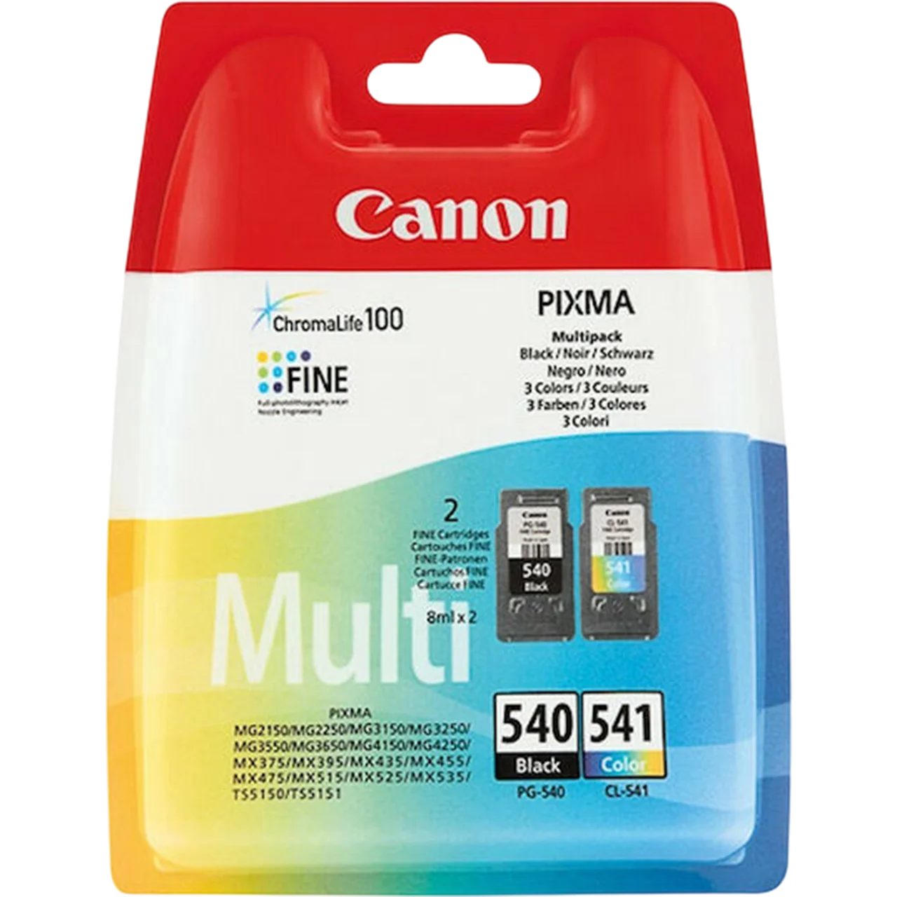 Μελάνι CANON PG-540 / CL-541 Value Pack - 360 Σελίδες | 5225B013 - Image 3